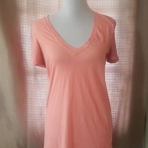 VS PINK bright orange T Large